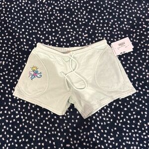 LIMITED EDITION | Roller Rabbit | Palm Beach Monkey Shorts | Aqua | XS